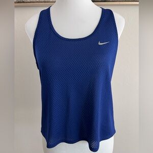 Nike dri fit blue athletic top